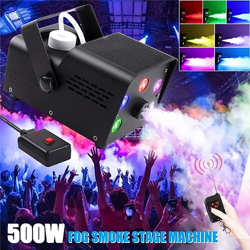 500W RGB 5LED Fog Smoke Machine Halloween Party Disco Show Stage Fogger Effect
500W RGB 5LED Fog Smoke Machine Halloween Party Disco Show Stage Fogger Effect