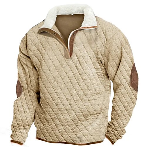 Hombre Sudadera Sudadera con un cuarto de cremallera Caqui Media cremallera Bloque de color Retazos Deporte Diario Festivos Ropa de calle Básico Casual Otoño invierno Ropa Sudaderas con capucha
Hombre Sudadera Sudadera con un cuarto de cremallera Caqui Media cremallera Bloque de color Retazos Deporte Diario Festivos Ropa de calle Básico Casual Otoño invierno Ropa Sudaderas con capucha