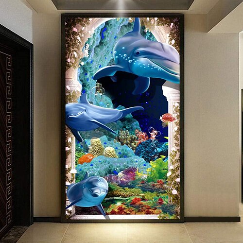 3d delfines peces bajo el mar coral pasillo entrada pared calcomanías arte impresiones papel tapiz
3d delfines peces bajo el mar coral pasillo entrada pared calcomanías arte impresiones papel tapiz