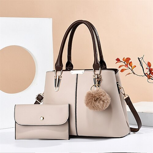 Women's Handbag Crossbody Bag Tote PU Leather Outdoor Daily Holiday Large Capacity Waterproof Lightweight Solid Color Light Blue Black White
Women's Handbag Crossbody Bag Tote PU Leather Outdoor Daily Holiday Large Capacity Waterproof Lightweight Solid Color Light Blue Black White