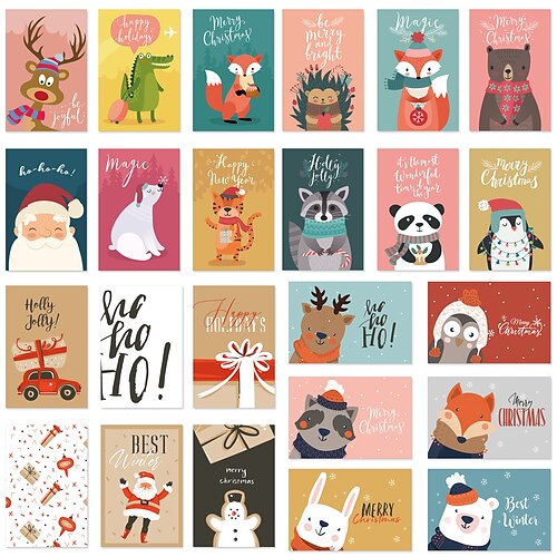24 pacotes de cartões de natal, cartões de natal com conjunto de envelope, cartões dobráveis, cartões de natal, cartão postal, cartão postal de natal, cartões comemorativos, presente de natal
24 pacotes de cartões de natal, cartões de natal com conjunto de envelope, cartões dobráveis, cartões de natal, cartão postal, cartão postal de natal, cartões comemorativos, presente de natal