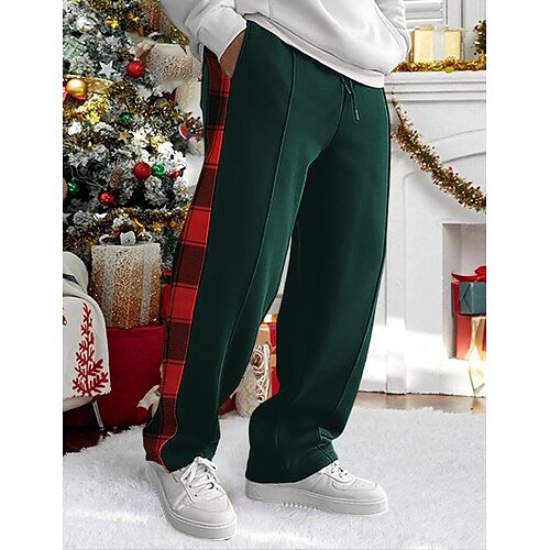 Herren Jogginghose Trainingshose Jogginghose Jogger Hose Hosen Patchwork Kordelzug Elastische Taille Plaid Farbblock Komfort Atmungsaktiv Weihnachten Casual Sport Modisch Schwarz Rote
Herren Jogginghose Trainingshose Jogginghose Jogger Hose Hosen Patchwork Kordelzug Elastische Taille Plaid Farbblock Komfort Atmungsaktiv Weihnachten Casual Sport Modisch Schwarz Rote