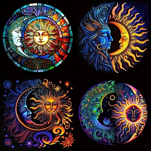 Pintura de diamante diy abstracta, pintura de sol y luna, artesanía, regalo para el hogar, sin marco, 1 ud.
Pintura de diamante diy abstracta, pintura de sol y luna, artesanía, regalo para el hogar, sin marco, 1 ud.