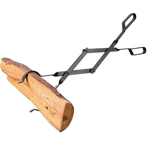 Pinça para fogueira resistente, pegador de lenha para lareira, ferramenta para churrasco
Pinça para fogueira resistente, pegador de lenha para lareira, ferramenta para churrasco