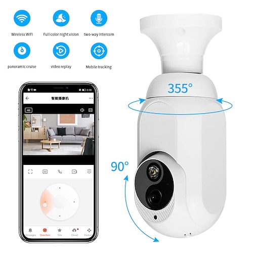 

K8 2023 nouveau dispositif électronique intelligent surveillance caméra wifi sans fil 360 montre à domicile sécurité à distance