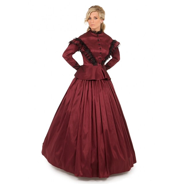 Duchess Victorian Ball Gown 1910s Edwardian Cocktail Dress Dress Party Costume Prom Dress Women's Costume Red Vintage Cosplay Masquerade Long Sleeve Floor Length Long Length Ball Gown Plus Size
Duchess Victorian Ball Gown 1910s Edwardian Cocktail Dress Dress Party Costume Prom Dress Women's Costume Red Vintage Cosplay Masquerade Long Sleeve Floor Length Long Length Ball Gown Plus Size