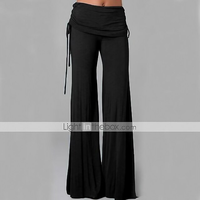 Women's Basic Wide Leg Chinos Patchwork Pants Inelastic Solid Colored Mid Waist Loose Blue Purple Black Gray Green S M L XL XXL
Women's Basic Wide Leg Chinos Patchwork Pants Inelastic Solid Colored Mid Waist Loose Blue Purple Black Gray Green S M L XL XXL