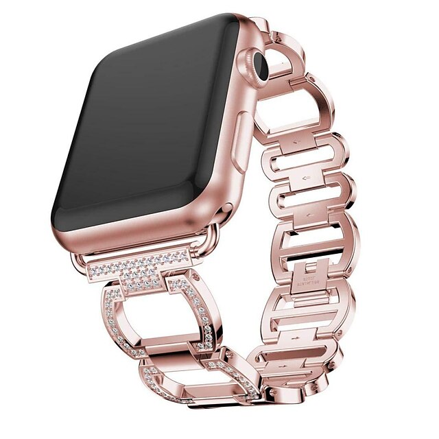 1 pcs Smart Watch Band for Apple iWatch Series 7 / SE / 6/5/4/3/2/1 Stainless Steel Smartwatch Strap Luxury Bling Diamond Jewelry Bracelet Replacement Wristband
1 pcs Smart Watch Band for Apple iWatch Series 7 / SE / 6/5/4/3/2/1 Stainless Steel Smartwatch Strap Luxury Bling Diamond Jewelry Bracelet Replacement Wristband