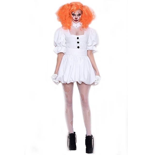 D Guisement Halloween Femme Cirque Harley Quinn Pennywise Costume De