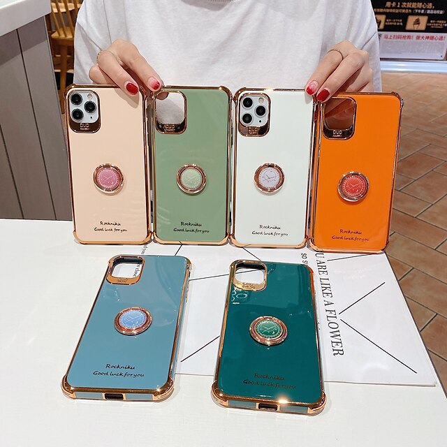Phone Case For Apple Back Cover iPhone 13 12 Pro Max 11 SE 2020 X XR XS Max 8 7 Shockproof Plating Ring Holder Solid Colored TPU
Phone Case For Apple Back Cover iPhone 13 12 Pro Max 11 SE 2020 X XR XS Max 8 7 Shockproof Plating Ring Holder Solid Colored TPU