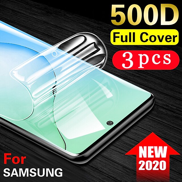 3PCS 100D Curved Hydrogel Film Glass For Samsung Galaxy S20 Ultra S20 Plus S20 Screen Protector For Samsung Note 10 Pro Note 10 9 8 Samsung Galaxy S10 Lite S10 9 8 Plus
3PCS 100D Curved Hydrogel Film Glass For Samsung Galaxy S20 Ultra S20 Plus S20 Screen Protector For Samsung Note 10 Pro Note 10 9 8 Samsung Galaxy S10 Lite S10 9 8 Plus
