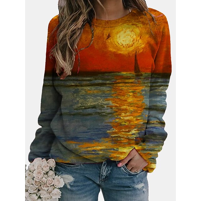 Women's Hoodie Sweatshirt Graphic Scenery Daily 3D Print Basic Casual Hoodies Sweatshirts Green Blue
Women's Hoodie Sweatshirt Graphic Scenery Daily 3D Print Basic Casual Hoodies Sweatshirts Green Blue