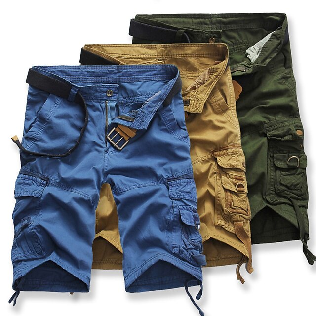 Men's Chic Modern Casual / Sporty Shorts Cargo Shorts Patchwork Knee Length Pants Daily Gym Micro-elastic Solid Colored Mid Waist Blue Black Gray Army Green Khaki 29 30 31 32 34
Men's Chic Modern Casual / Sporty Shorts Cargo Shorts Patchwork Knee Length Pants Daily Gym Micro-elastic Solid Colored Mid Waist Blue Black Gray Army Green Khaki 29 30 31 32 34