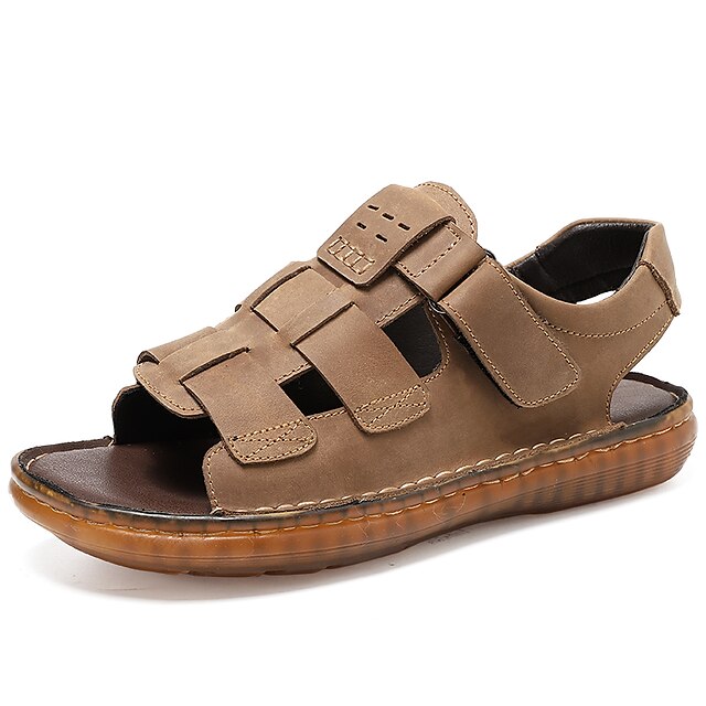 Men's Slippers Flip-Flops Sporty Casual Daily Beach Nappa Leather Booties / Ankle Boots Black Brown Spring Summer
Men's Slippers Flip-Flops Sporty Casual Daily Beach Nappa Leather Booties / Ankle Boots Black Brown Spring Summer