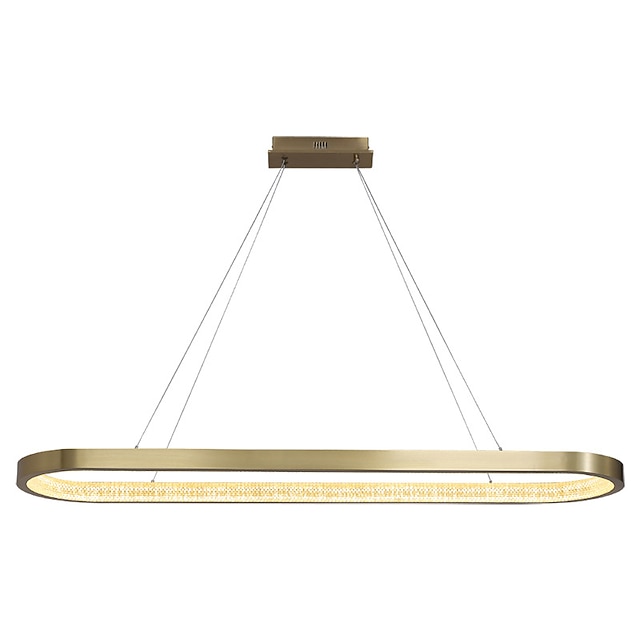 LED Hanglamp Keukeneiland Licht Modern Nordic Gold Cirkel 90cm Metaal