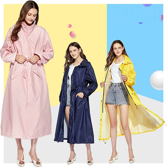 Women's Rain Poncho Hiking Raincoat Scandinavian Raincoats Summer Outdoor Waterproof Quick Dry Lightweight Breathable Top Hunting Fishing Climbing K17 film-peach pink K17 film-light blue K17
Women's Rain Poncho Hiking Raincoat Scandinavian Raincoats Summer Outdoor Waterproof Quick Dry Lightweight Breathable Top Hunting Fishing Climbing K17 film-peach pink K17 film-light blue K17