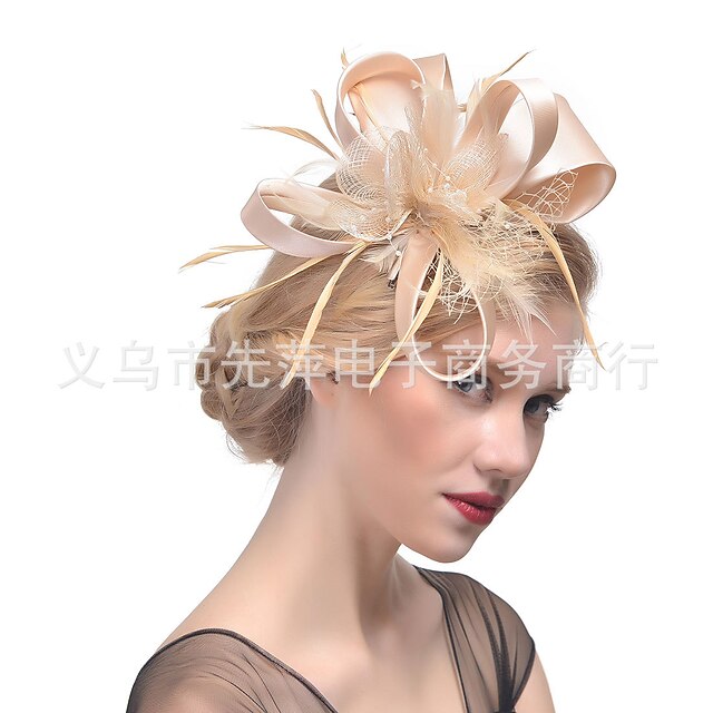Women's Elegant Luxurious Bucket Hat Party Hat Party Wedding Special Occasion Flower Feathers Black Red Hat Portable Breathability Wedding / Blue / Champagne / Fall / Winter / Spring
Women's Elegant Luxurious Bucket Hat Party Hat Party Wedding Special Occasion Flower Feathers Black Red Hat Portable Breathability Wedding / Blue / Champagne / Fall / Winter / Spring