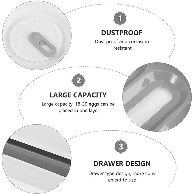 Domowe pudełka do przechowywania jajek przenośna szuflada do układania
