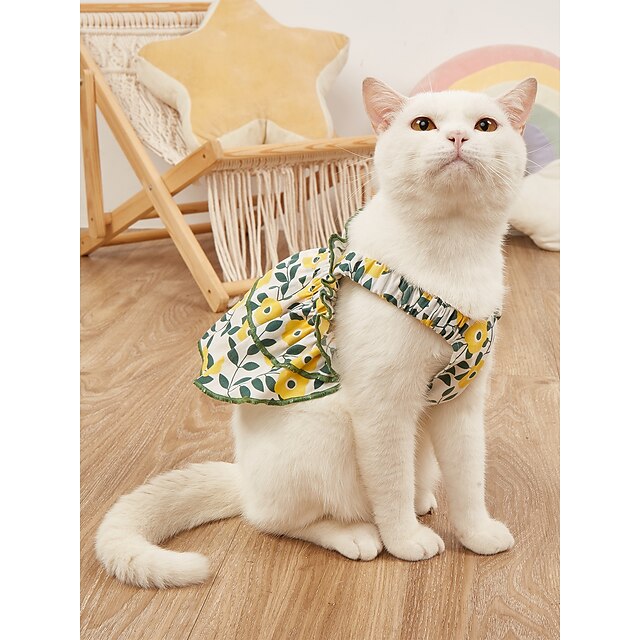 Dog Cat Dress Flower Sweet Style Flower Style Casual / Daily Dog Clothes Puppy Clothes Dog Outfits Soft Green Costume for Girl and Boy Dog Polyster XL
Dog Cat Dress Flower Sweet Style Flower Style Casual / Daily Dog Clothes Puppy Clothes Dog Outfits Soft Green Costume for Girl and Boy Dog Polyster XL