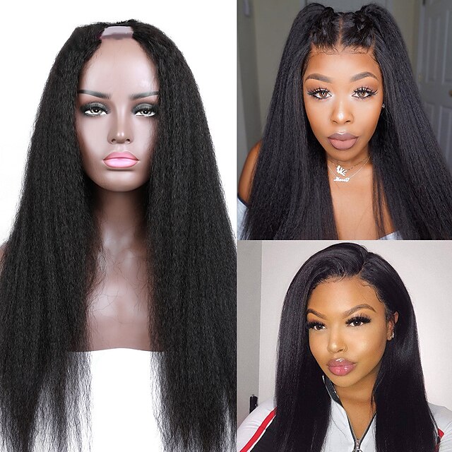 13x4 Lace Hair U Part Wig Kinky Straight Human Hair Wig For Black Women Brazilian
13x4 Lace Hair U Part Wig Kinky Straight Human Hair Wig For Black Women Brazilian