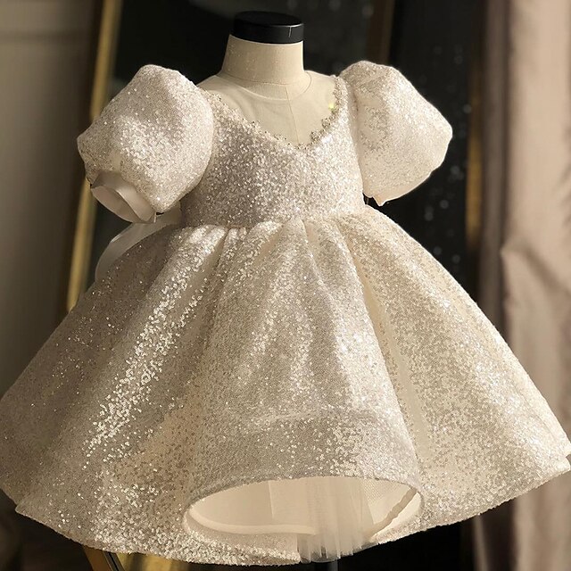 Kids Little Girls' Dress Plain Solid Colored Sequin A Line Dress Wedding Birthday Beaded White Knee-length Short Sleeve Princess Sweet Dresses Summer Regular Fit 3-12 Years
Kids Little Girls' Dress Plain Solid Colored Sequin A Line Dress Wedding Birthday Beaded White Knee-length Short Sleeve Princess Sweet Dresses Summer Regular Fit 3-12 Years