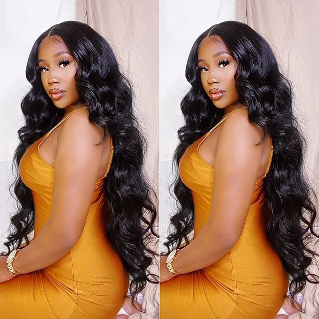 Remy Human Hair 13x4 Lace Front Wig Free Part Brazilian Hair Body Wave Wavy Natural Wig 150% 180% Density with Baby Hair Soft Party 100% Virgin curling For Women's Long Human Hair Lace Wig
Remy Human Hair 13x4 Lace Front Wig Free Part Brazilian Hair Body Wave Wavy Natural Wig 150% 180% Density with Baby Hair Soft Party 100% Virgin curling For Women's Long Human Hair Lace Wig