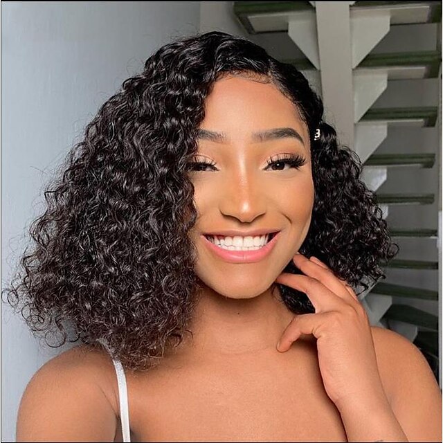 150% 180% 13x 4 Lace Front Wigs 100% Human Hair Short Curly Bob Wig with Free Part Style For Women
150% 180% 13x 4 Lace Front Wigs 100% Human Hair Short Curly Bob Wig with Free Part Style For Women