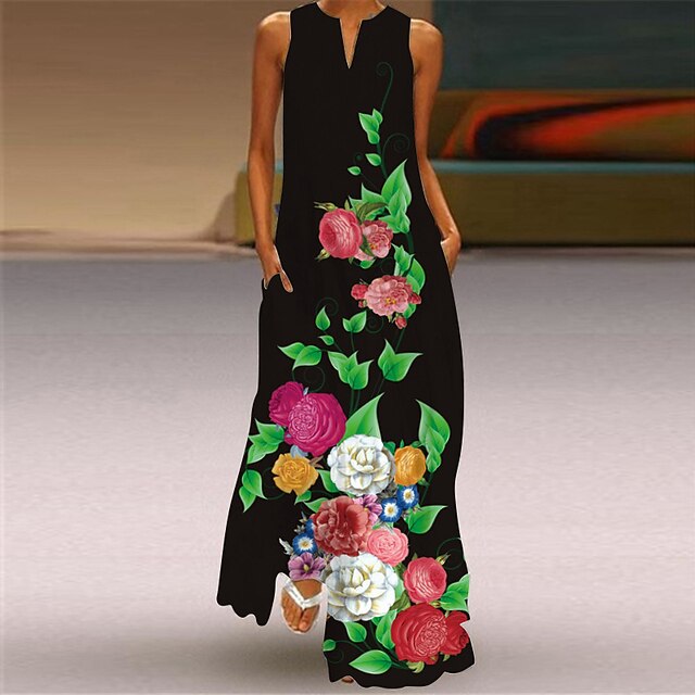 Women's Shift Dress Maxi long Dress Green Blue Red Sleeveless Floral Butterfly Color Block Pocket Print Summer Crew Neck Stylish Elegant Casual 2022 5XL S M L XL XXL 3XL 4XL
Women's Shift Dress Maxi long Dress Green Blue Red Sleeveless Floral Butterfly Color Block Pocket Print Summer Crew Neck Stylish Elegant Casual 2022 5XL S M L XL XXL 3XL 4XL