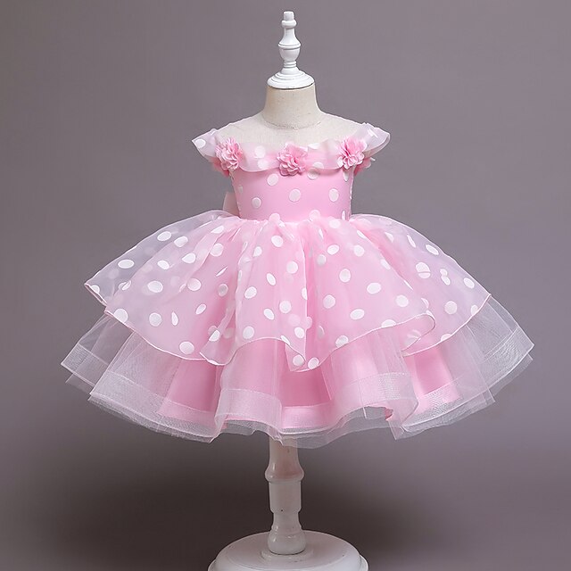 Kids Little Girls' Dress Polka Dot Solid Colored Tulle Dress Party Birthday Mesh Blue White Purple Knee-length Sleeveless Princess Sweet Dresses Spring Summer Slim 1 PC 3-10 Years
Kids Little Girls' Dress Polka Dot Solid Colored Tulle Dress Party Birthday Mesh Blue White Purple Knee-length Sleeveless Princess Sweet Dresses Spring Summer Slim 1 PC 3-10 Years