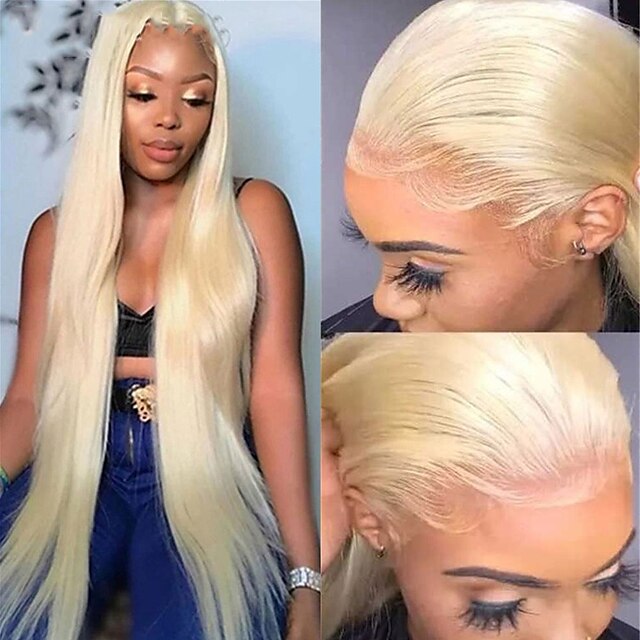 150% 44 Lace 613 Honey Blonde Lace Front Wig Transparent Lace Wig 613 Lace Frontal Wig Straight Human Hair Wigs for Women Brazilian Wig
150% 44 Lace 613 Honey Blonde Lace Front Wig Transparent Lace Wig 613 Lace Frontal Wig Straight Human Hair Wigs for Women Brazilian Wig