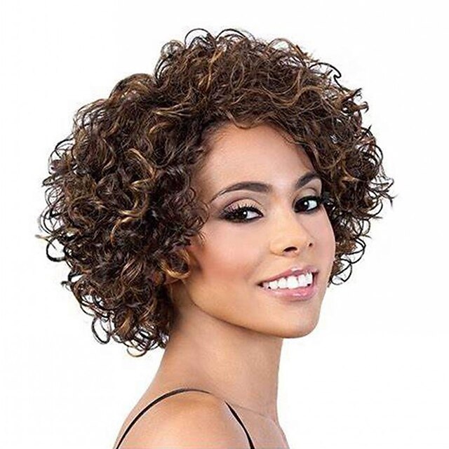 Human Hair Wig Kinky Curly Headband Wigs Pixie Cut Women Lovely Capless Brazilian Hair Dark Brown Full Machine Made Wig For Women 8-12 Inch
Human Hair Wig Kinky Curly Headband Wigs Pixie Cut Women Lovely Capless Brazilian Hair Dark Brown Full Machine Made Wig For Women 8-12 Inch