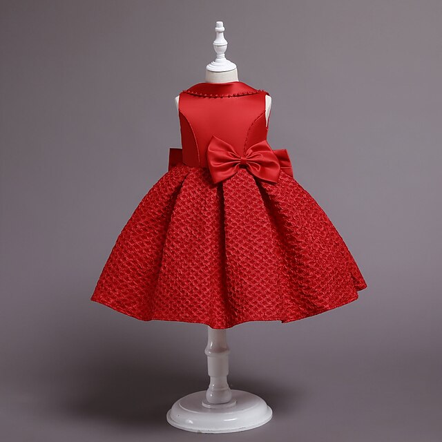 Kids Little Girls' Dress Plain Skater Dress Party Daily Bow Multicolor Dusty Blue Red Knee-length Sleeveless Elegant Cute Dresses Children's Day Spring Summer Slim 3-10 Years
Kids Little Girls' Dress Plain Skater Dress Party Daily Bow Multicolor Dusty Blue Red Knee-length Sleeveless Elegant Cute Dresses Children's Day Spring Summer Slim 3-10 Years