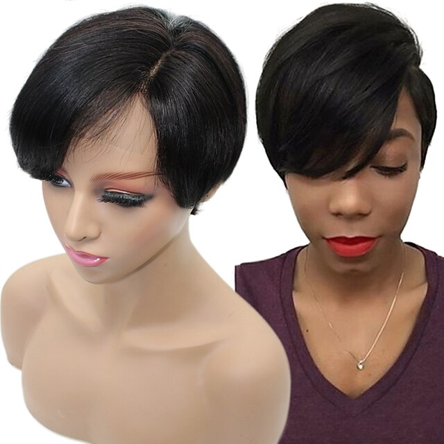 Human Hair Pixie Cut Wig Human Hair Brazilian Short Straight Bob Wig 130% Density T-part 13x1 Lace Frontal Straight Pixie Cut Machine Made Natural Women Designers Capless Wig
Human Hair Pixie Cut Wig Human Hair Brazilian Short Straight Bob Wig 130% Density T-part 13x1 Lace Frontal Straight Pixie Cut Machine Made Natural Women Designers Capless Wig