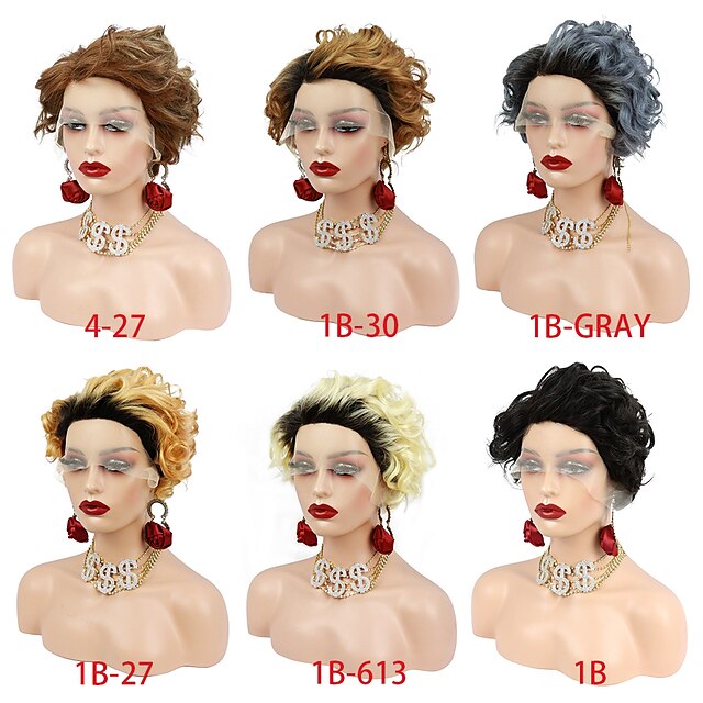 Human Hair Wig Curly Matte Pixie Cut Short Bob Side Part Normal Case Fashionable Design Capless Brazilian Hair Peruvian Hair for Women Free Cap
Human Hair Wig Curly Matte Pixie Cut Short Bob Side Part Normal Case Fashionable Design Capless Brazilian Hair Peruvian Hair for Women Free Cap