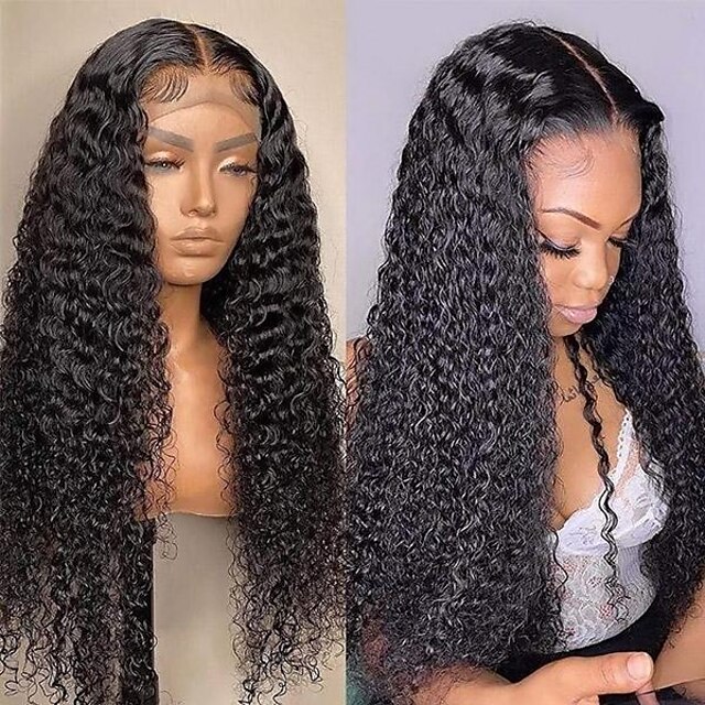 Remy Human Hair 13x4 Lace Front Wig Free Part Brazilian Hair Curly Natural Wig 180% Density Women Youth For Women's Human Hair Lace Wig / Daily Wear
Remy Human Hair 13x4 Lace Front Wig Free Part Brazilian Hair Curly Natural Wig 180% Density Women Youth For Women's Human Hair Lace Wig / Daily Wear