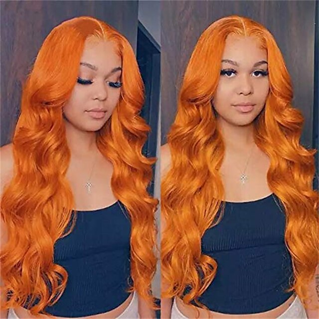 Orange Ginger Color Wavy Lace Front Wigs Human Hair 13X4 Brazilian Lace Front Human Hair Wigs Pre Plucked With Baby Hair For Women 150 Density
Orange Ginger Color Wavy Lace Front Wigs Human Hair 13X4 Brazilian Lace Front Human Hair Wigs Pre Plucked With Baby Hair For Women 150 Density