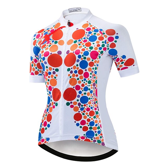 21Grams Women's Short Sleeve Cycling Jersey Summer Spandex Red Polka Dot Bike Top Mountain Bike MTB Road Bike Cycling Quick Dry Moisture Wicking Sports Clothing Apparel / Stretchy / Athleisure
21Grams Women's Short Sleeve Cycling Jersey Summer Spandex Red Polka Dot Bike Top Mountain Bike MTB Road Bike Cycling Quick Dry Moisture Wicking Sports Clothing Apparel / Stretchy / Athleisure