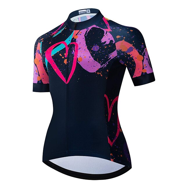 21Grams Women's Short Sleeve Cycling Jersey Summer Spandex Dark Navy Heart Bike Top Mountain Bike MTB Road Bike Cycling Quick Dry Moisture Wicking Sports Clothing Apparel / Stretchy / Athleisure
21Grams Women's Short Sleeve Cycling Jersey Summer Spandex Dark Navy Heart Bike Top Mountain Bike MTB Road Bike Cycling Quick Dry Moisture Wicking Sports Clothing Apparel / Stretchy / Athleisure