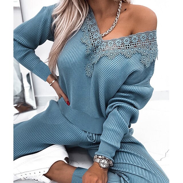 Women's Streetwear Plain Casual Daily Wear Two Piece Set Hoodie Pants Sets Pant Jogger Pants Drawstring Lace Trims Tops
Women's Streetwear Plain Casual Daily Wear Two Piece Set Hoodie Pants Sets Pant Jogger Pants Drawstring Lace Trims Tops