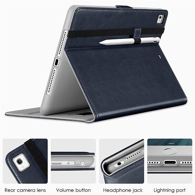 Tablet Case Cover For Apple iPad 10.2'' 9th 8th 7th iPad Air Case with Apple Pencil Holder Premium Leather Folio Stand Cover Case for Apple iPad Air 9.7 inch Also Fit iPad Pro 9.7/Air 2
Tablet Case Cover For Apple iPad 10.2'' 9th 8th 7th iPad Air Case with Apple Pencil Holder Premium Leather Folio Stand Cover Case for Apple iPad Air 9.7 inch Also Fit iPad Pro 9.7/Air 2