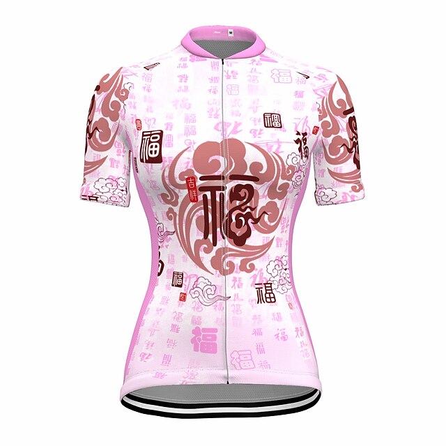 21Grams Women's Short Sleeve Cycling Jersey Summer Spandex Pink Bike Top Mountain Bike MTB Road Bike Cycling Quick Dry Moisture Wicking Sports Clothing Apparel / Stretchy / Athleisure
21Grams Women's Short Sleeve Cycling Jersey Summer Spandex Pink Bike Top Mountain Bike MTB Road Bike Cycling Quick Dry Moisture Wicking Sports Clothing Apparel / Stretchy / Athleisure