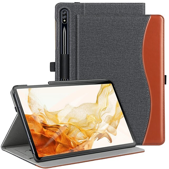 Case For Samsung Galaxy Tab S8/S7 Case 11 Inch(SM-X700/X706/T870/T875/T878) PU Leather Folding Stand Cover with Auto Sleep/Wake Multiple Viewing Angles Support S Pen
Case For Samsung Galaxy Tab S8/S7 Case 11 Inch(SM-X700/X706/T870/T875/T878) PU Leather Folding Stand Cover with Auto Sleep/Wake Multiple Viewing Angles Support S Pen