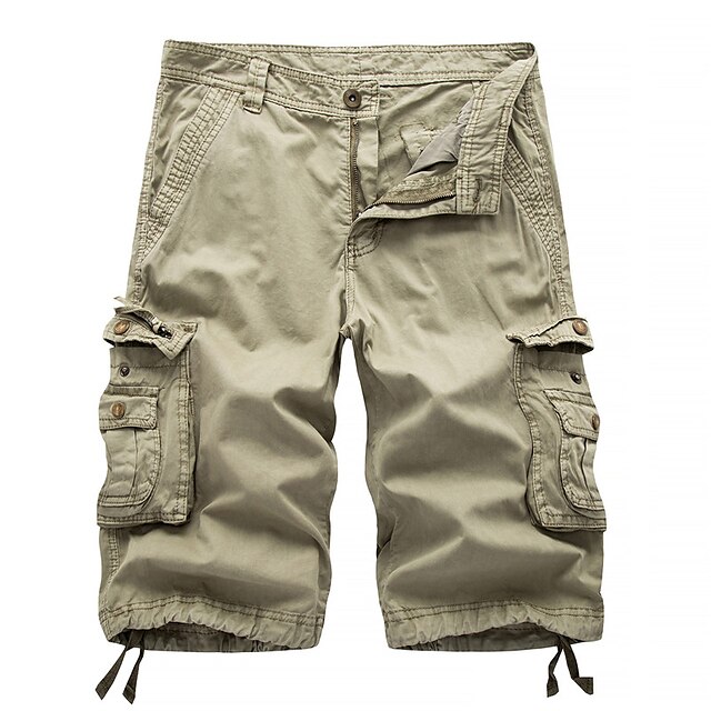 Men's Stylish Streetwear Straight Shorts Cargo Shorts Multiple Pockets Knee Length Pants Casual Daily Solid Color Breathable Outdoor Mid Waist Green Blue Black Gray Khaki 30 31 32 34 36 / Summer
Men's Stylish Streetwear Straight Shorts Cargo Shorts Multiple Pockets Knee Length Pants Casual Daily Solid Color Breathable Outdoor Mid Waist Green Blue Black Gray Khaki 30 31 32 34 36 / Summer