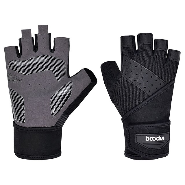 BOODUN Bike Gloves / Cycling Gloves Breathable Quick Dry Wearable Skidproof Fingerless Gloves Sports Gloves Lycra Black Black / Blue Silver / Black for Adults' Outdoor Exercise Cycling / Bike
BOODUN Bike Gloves / Cycling Gloves Breathable Quick Dry Wearable Skidproof Fingerless Gloves Sports Gloves Lycra Black Black / Blue Silver / Black for Adults' Outdoor Exercise Cycling / Bike