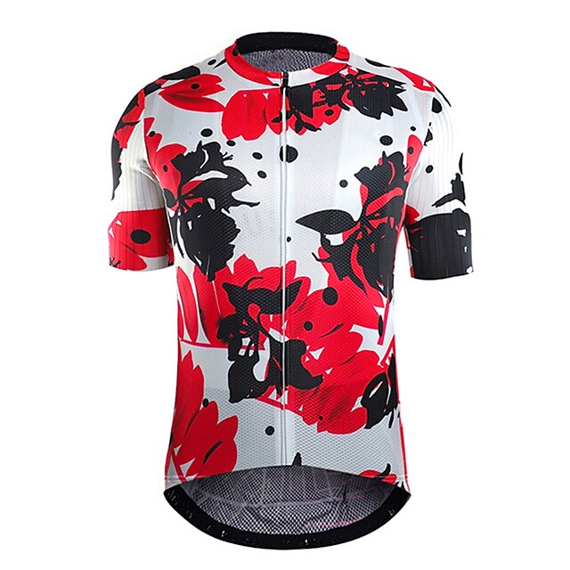 21Grams Women's Short Sleeve Cycling Jersey Summer Spandex Red and White Floral Botanical Bike Top Mountain Bike MTB Road Bike Cycling Quick Dry Moisture Wicking Sports Clothing Apparel / Stretchy
21Grams Women's Short Sleeve Cycling Jersey Summer Spandex Red and White Floral Botanical Bike Top Mountain Bike MTB Road Bike Cycling Quick Dry Moisture Wicking Sports Clothing Apparel / Stretchy