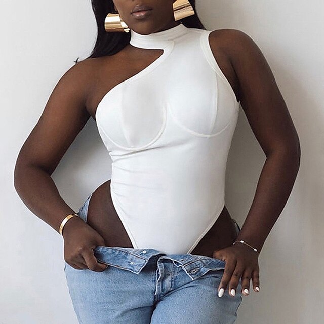 Women's Bodysuit Backless Solid Color Halter Neck Streetwear Street Going out Regular Fit Sleeveless White Black S M L Spring
Women's Bodysuit Backless Solid Color Halter Neck Streetwear Street Going out Regular Fit Sleeveless White Black S M L Spring