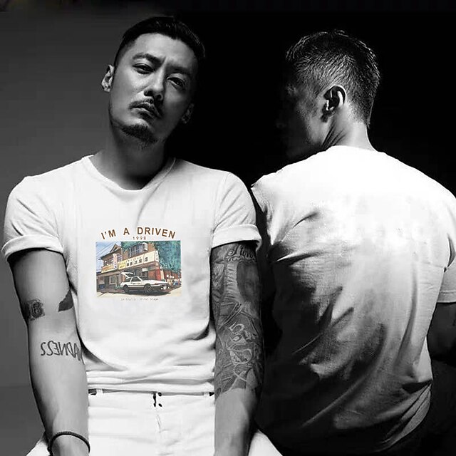 Inspired by Initial D Takumi Fujiwara T-shirt Cartoon 100% Polyester Anime Harajuku Graphic Kawaii T-shirt For Men's / Women's / Couple's 
Inspired by Initial D Takumi Fujiwara T-shirt Cartoon 100% Polyester Anime Harajuku Graphic Kawaii T-shirt For Men's / Women's / Couple's