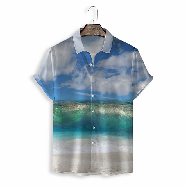 Men's Shirt 3D Print Graphic Turndown Casual Daily 3D Print Short Sleeve Tops Casual Fashion Classic White
Men's Shirt 3D Print Graphic Turndown Casual Daily 3D Print Short Sleeve Tops Casual Fashion Classic White