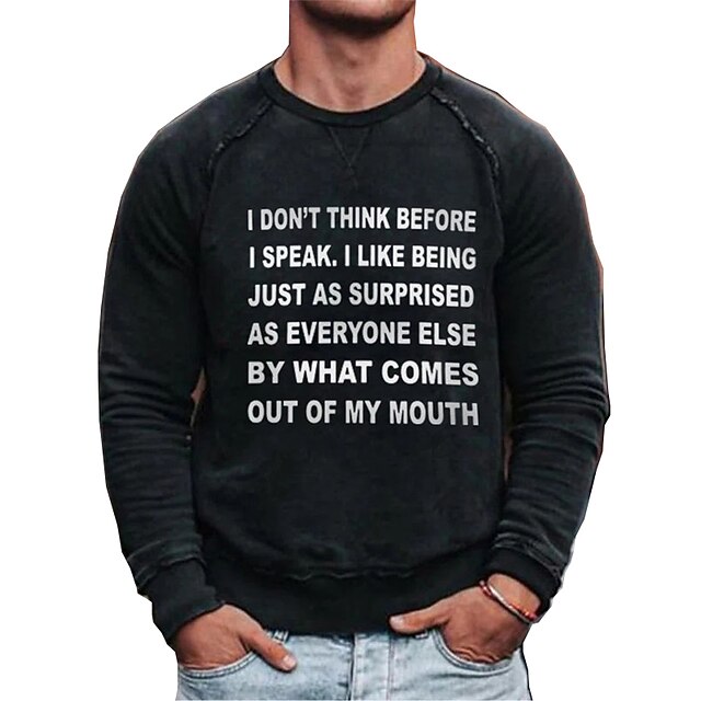Men's Sweatshirt Pullover Graphic Letter Print Sports Outdoor Casual Daily Hot Stamping Basic Casual Hoodies Sweatshirts White Black Gray
Men's Sweatshirt Pullover Graphic Letter Print Sports Outdoor Casual Daily Hot Stamping Basic Casual Hoodies Sweatshirts White Black Gray