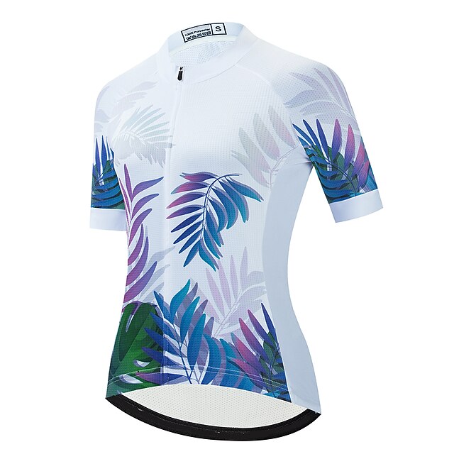 21Grams Women's Short Sleeve Cycling Jersey Summer Spandex White Floral Botanical Bike Top Mountain Bike MTB Road Bike Cycling Quick Dry Moisture Wicking Sports Clothing Apparel / Stretchy
21Grams Women's Short Sleeve Cycling Jersey Summer Spandex White Floral Botanical Bike Top Mountain Bike MTB Road Bike Cycling Quick Dry Moisture Wicking Sports Clothing Apparel / Stretchy